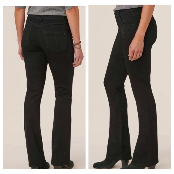 Democracy Women’s AB Solution Itty Bitty Bootcut Jeans Black Size 12 NEW Stretch - Picture 2 of 13